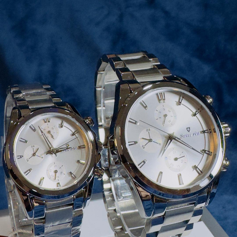 ست ساعت مچی عقربه‌ای زنانه و مردانه سوئیس آرت مدل 920150.151-01