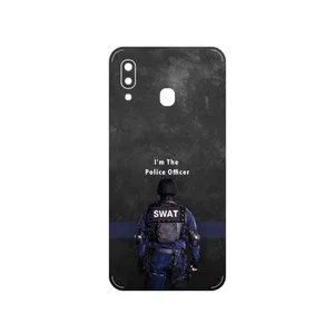 MAHOOT Police Officer Cover Sticker for Samsung Galaxy A30