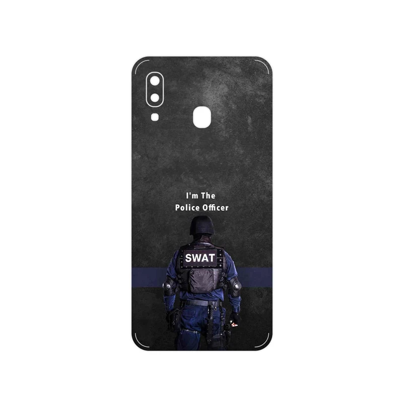 برچسب پوششی ماهوت مدل Police Officer مناسب برای گوشی موبایل سامسونگ Galaxy A30