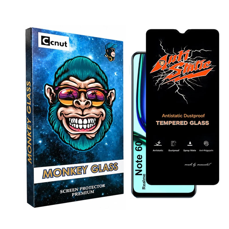 محافظ صفحه نمایش شیشه ای کوکونات مدل Anti-MNK مناسب برای گوشی موبایل ریلمی Note 60