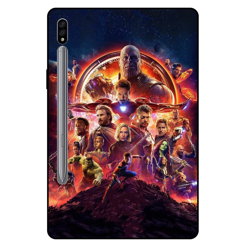 کاور مگافون طرح اونجرز مدل 8270 مناسب برای تبلت سامسونگ Galaxy Tab S7 11.0 2020 / T870 / T875 / T876