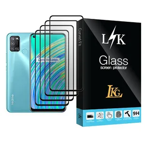 LKG LK Glass MIX004 Screen Protector For Realme C17 Pack Of 4