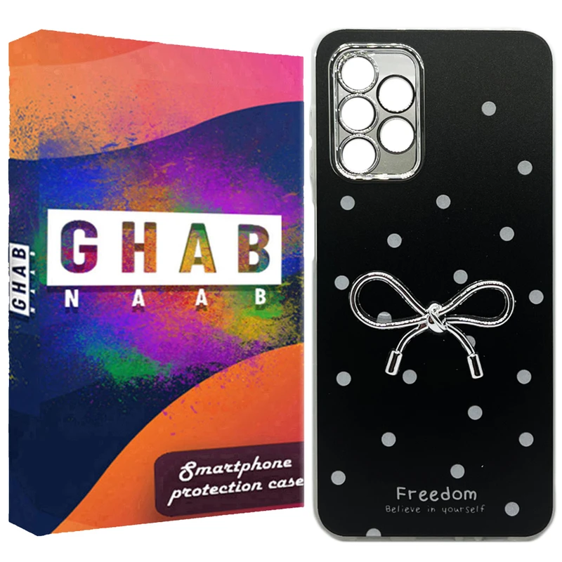 کاور قاب ناب مدل فانتزی دخترانه طرح خال خالی مناسب برای گوشی موبایل سامسونگ Galaxy A73 / A73 5G