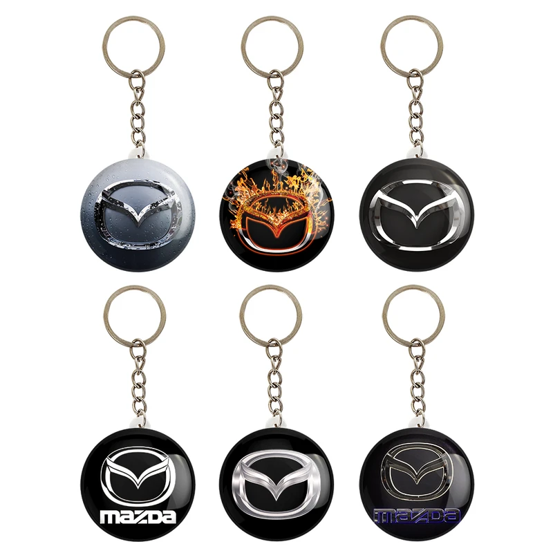 جاکلیدی خندالو مدل مزدا Mazda کد 1461B مجموعه 6 عددی