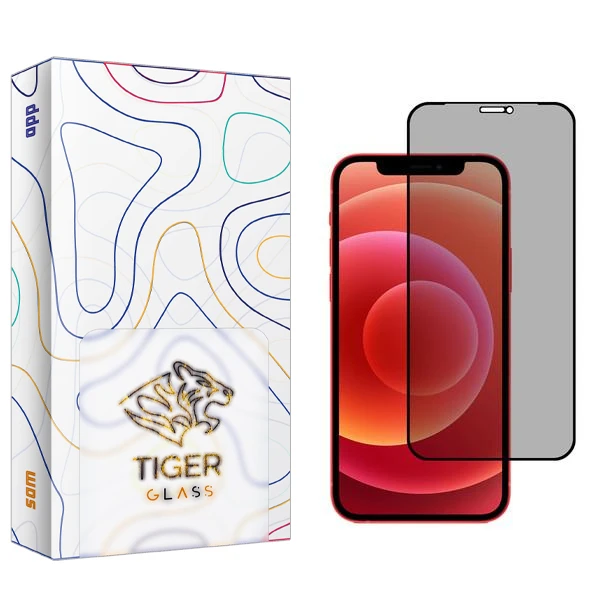 محافظ صفحه نمایش حریم شخصی تایگر گلس مدل SAM2 مناسب برای گوشی موبایل اپل iPhone 12 Pro Max