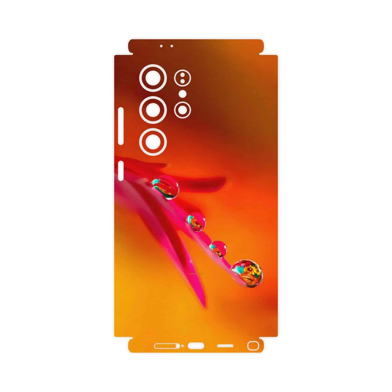 برچسب پوششی ماهوت مدل Plant dew-FullSkin مناسب برای گوشی موبایل سامسونگ Galaxy S24 Ultra