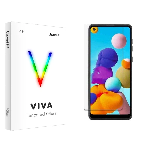 محافظ صحفه نمایش ویوا مدل 4K مناسب برای گوشی موبایل سامسونگ Galaxy A21/ A51/ A71