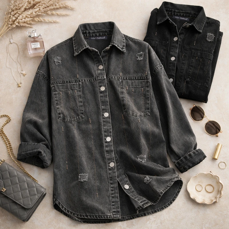 عکس شماره 2 : کت زنانه تولیدی دخملی مدل جینا کد 01