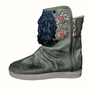 نیم بوت زنانه مدل سرخپوست