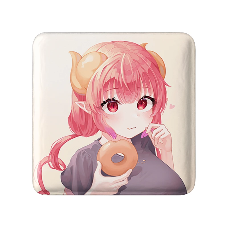 مگنت خندالو طرح ایلولو انیمه اژدهای خدمتکار کوبایاشی مدل مربعی کد 36292