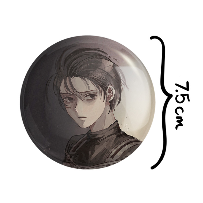 آینه جیبی خندالو طرح میکاسا انیمه اتک آن تایتان Attack on Titan مدل تاشو کد 18605