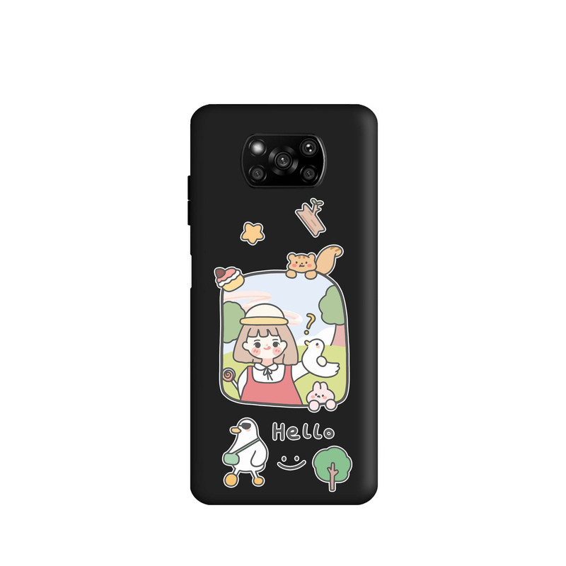 کاور طرح دختر جنگل کد m3020 مناسب برای گوشی موبایل شیائومی Poco X3 