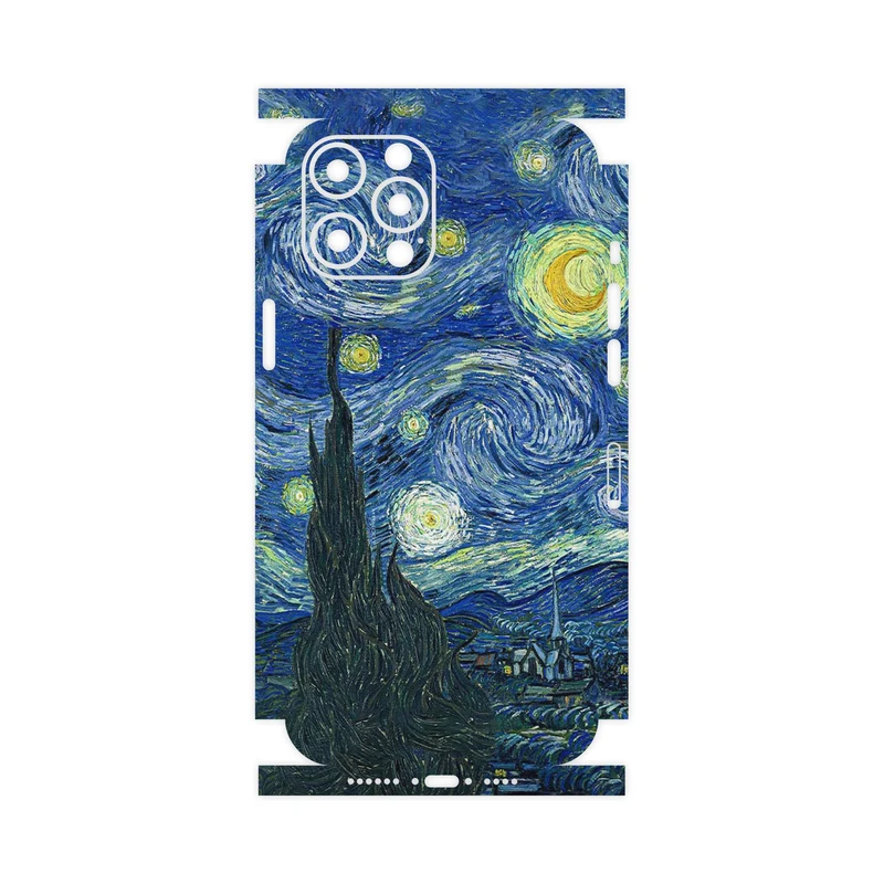 برچسب پوششی ماهوت مدل The Starry Night of van Gogh-FullSkin مناسب برای گوشی موبایل اپل iPhone 12 Pro Max