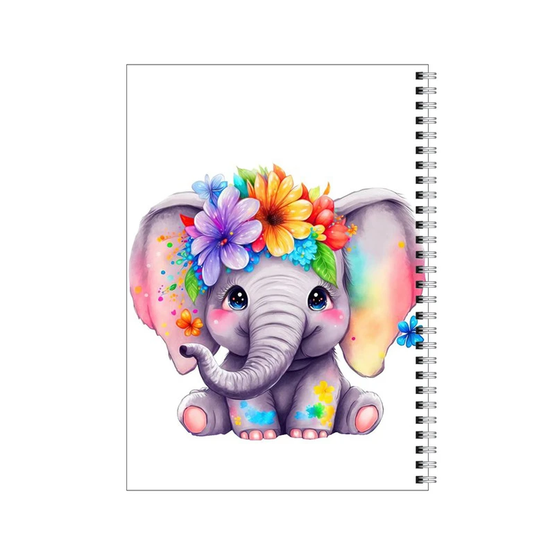 دفتر مشق 100 برگ بامبیلیپ طرح فیل گل گلی کد 0930832
