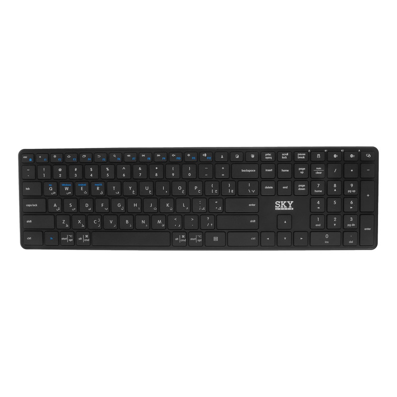 کیبورد بی‌سیم اسکای لیزر مدل KD9025A3