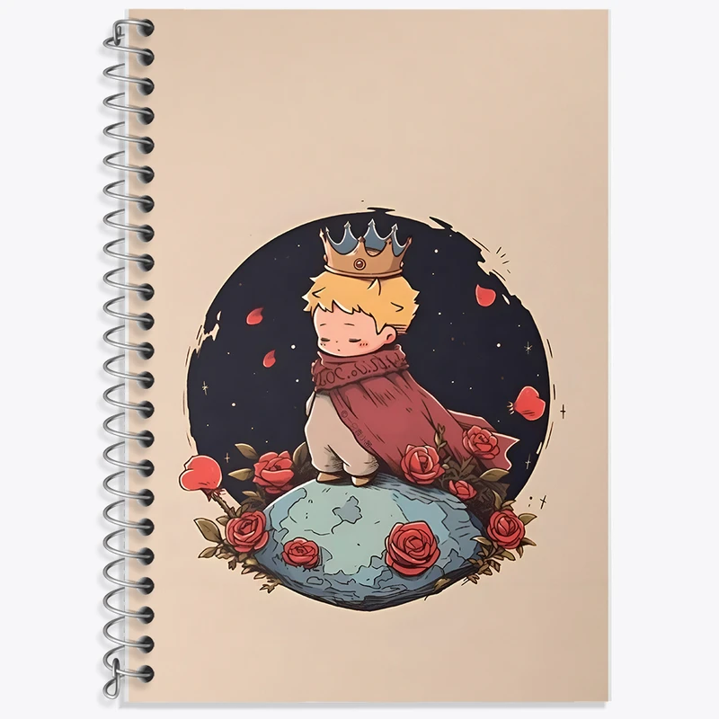 دفتر نت موسیقی 50 برگ خندالو طرح شازده کوچولو کد N3813