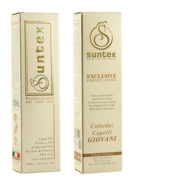 رنگ مو سانتکس شماره 3.0 مدل 2023 حجم 120 میلی لیتر رنگ قهوه ای تیره