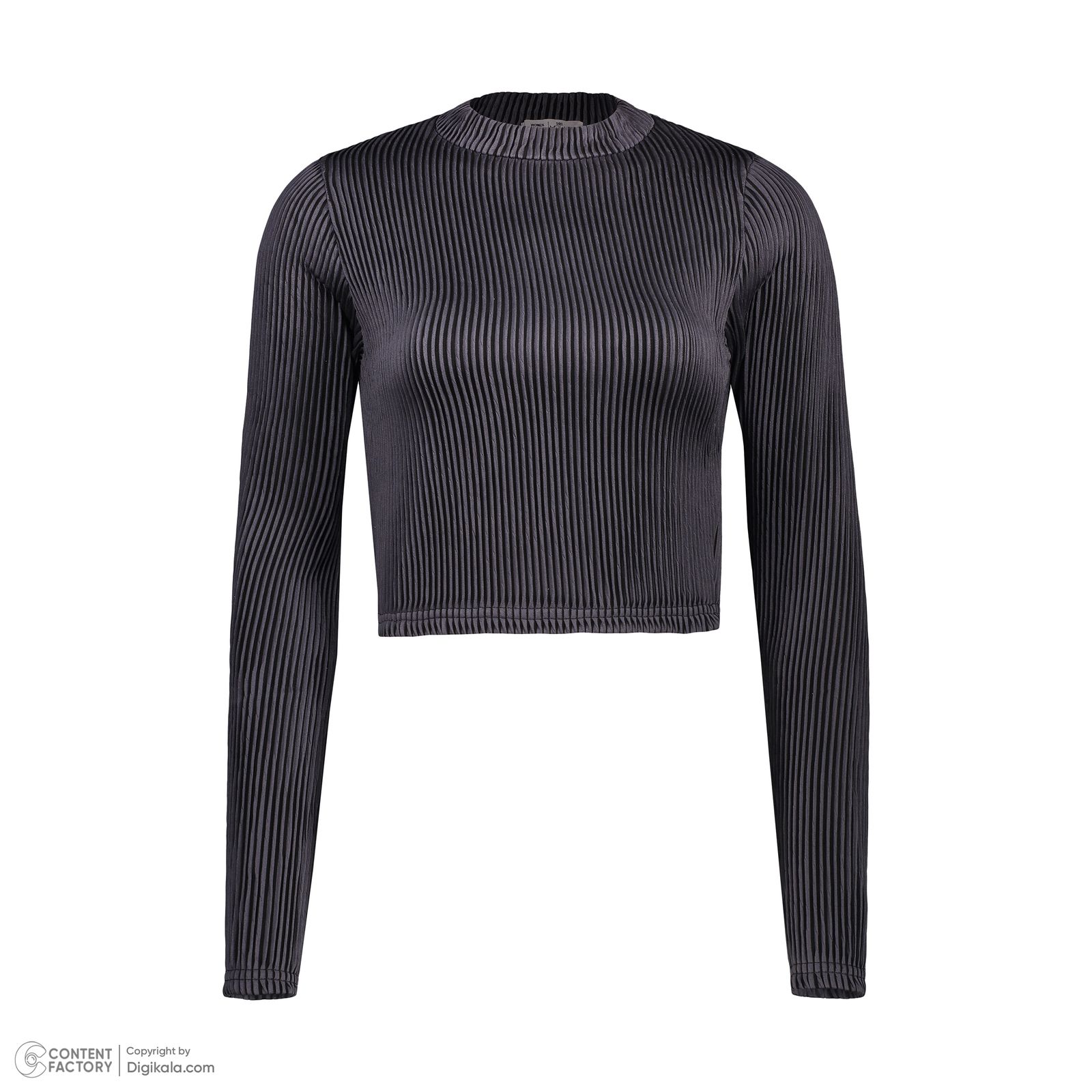 کراپ تیشرت آستین بلند زنانه مونسا مدل 41082410003-59 - - 3