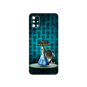 MAHOOT Alice in Wonderland Cover Sticker for Samsung Galaxy A51