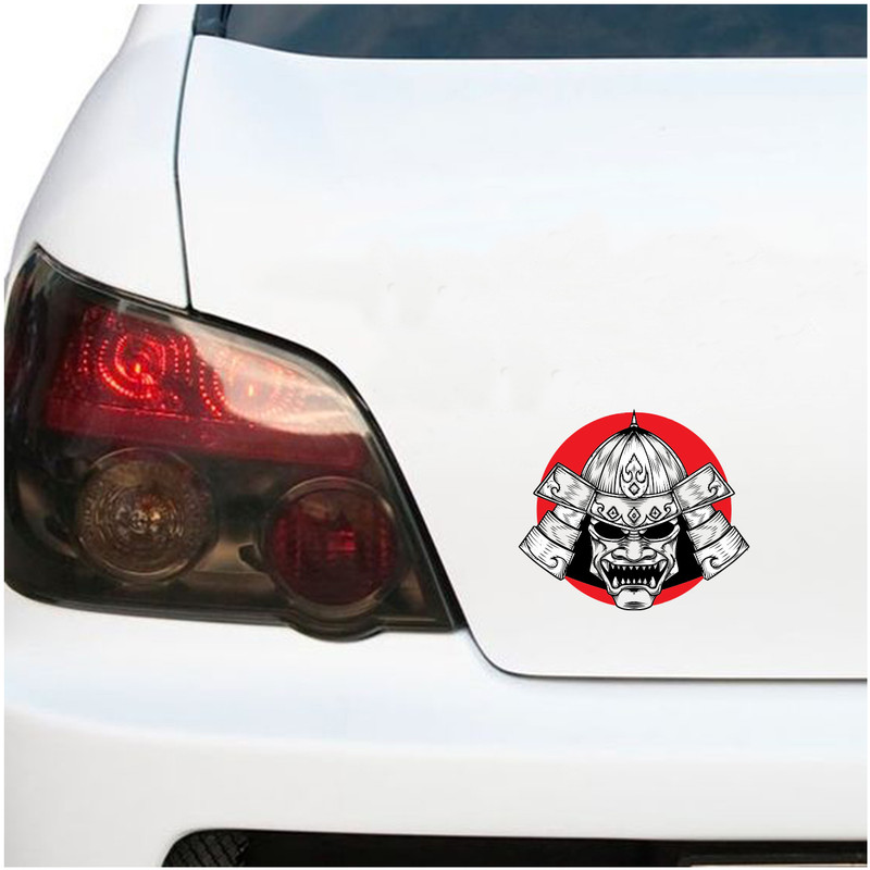 استیکر خودرو پویا مارکت طرح سامورایی کد 2870