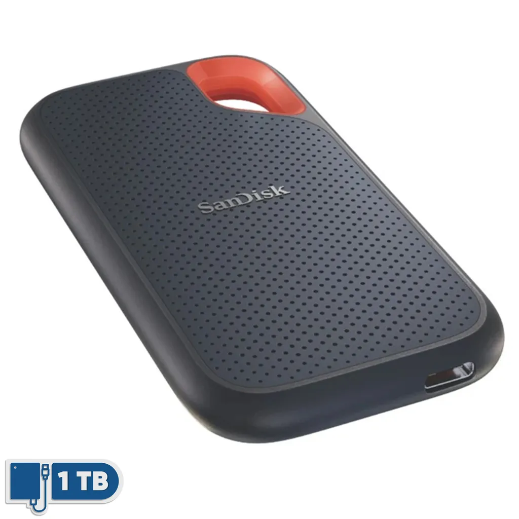 اس اس دی اکسترنال سن دیسک مدل Extreme E61 ظرفیت 1 ترابایت رابط USB 3.2 Gen2