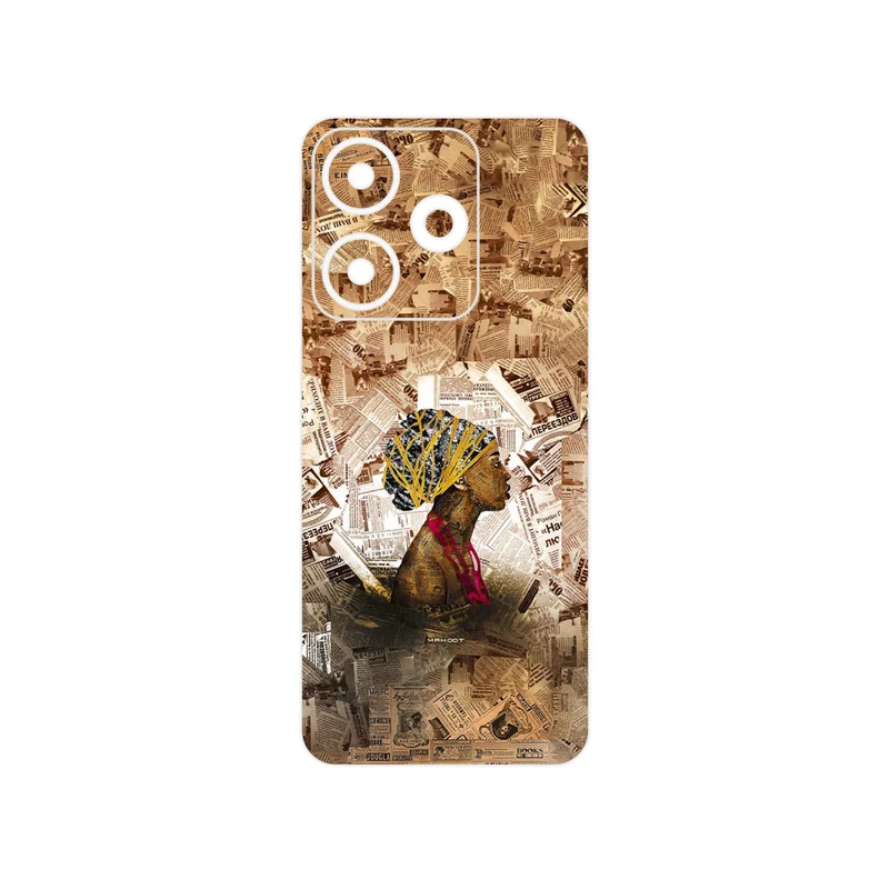 برچسب پوششی ماهوت مدل Collage of African Women مناسب برای گوشی موبایل شیائومی Redmi 13x