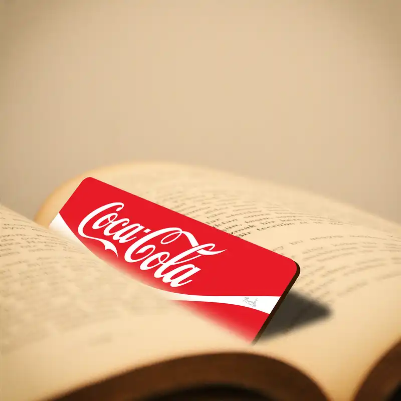نشانگر کتاب مدل Coca Cola کد Bookland_243