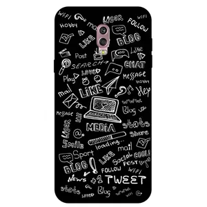 Megafone Social Media 1898 Cover For Samsung Galaxy C8 / C7 2017
