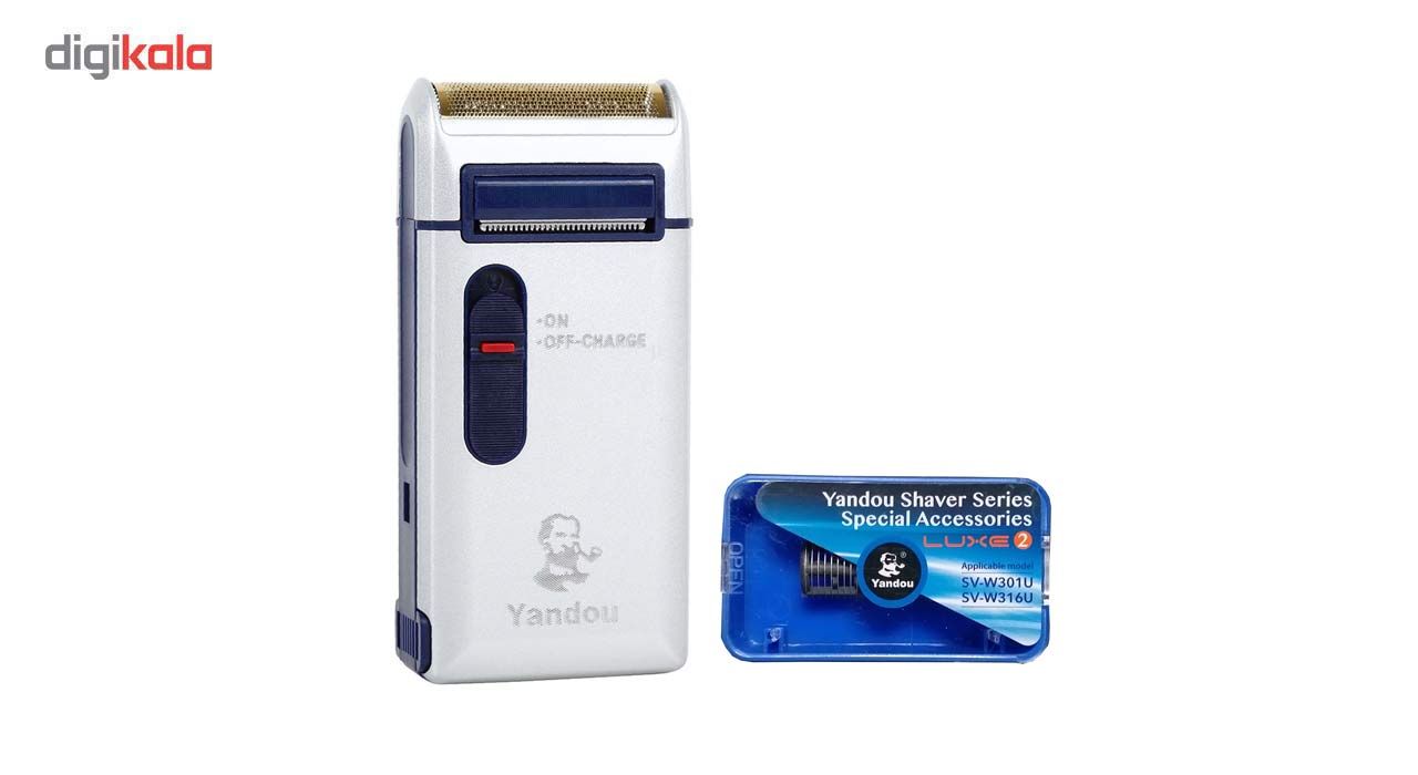 ماشین اصلاح موی صورت یاندو به همراه تیغه یدک مدل Sv-w301u -  - 4