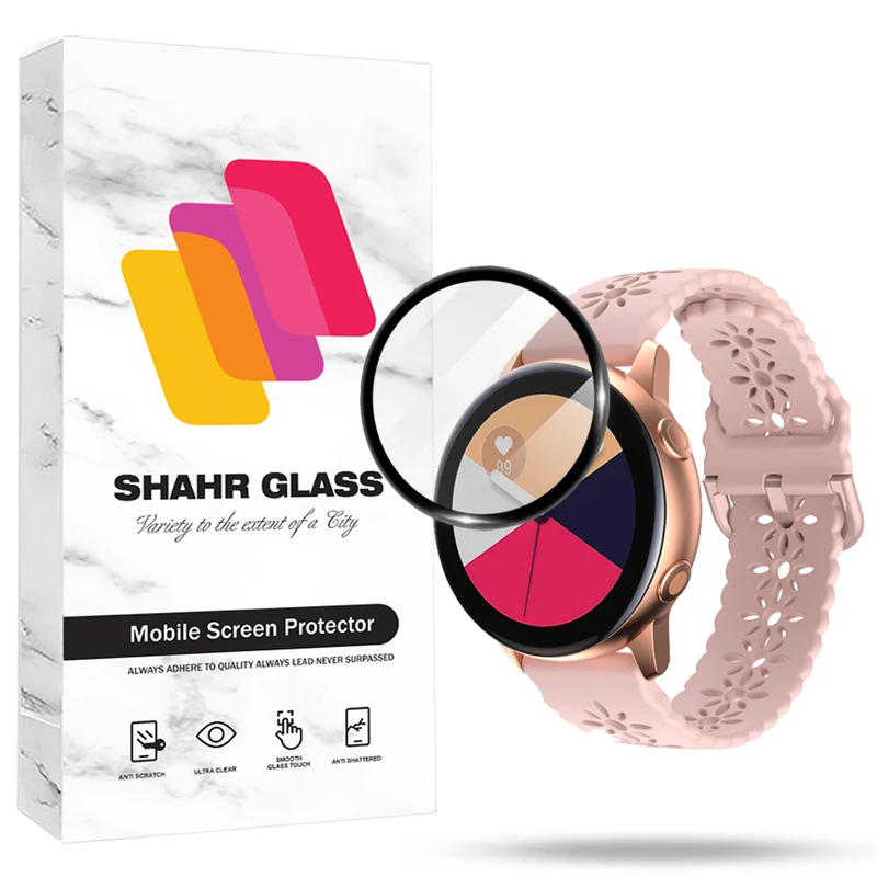  محافظ صفحه نمایش شهر گلس مدل PMMS20 مناسب برای ساعت هوشمند سامسونگ Galaxy Watch Active 2 44mm