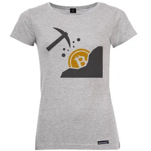 تی شرت آستین کوتاه زنانه 27 مدل Bitcoin Network کد MH886