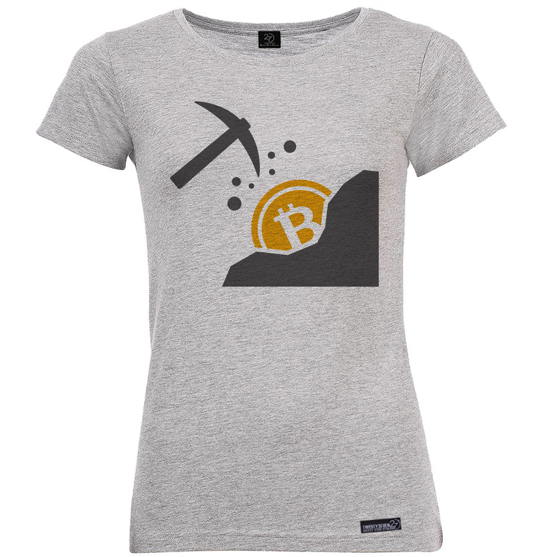 تی شرت آستین کوتاه زنانه 27 مدل Bitcoin Network کد MH886