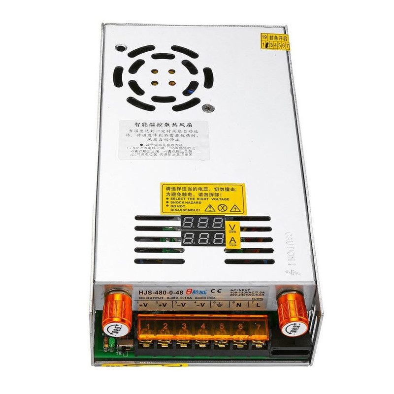 آداپتور سوئیچینگ 40 آمپر 12 ولت مدل HJS-480-0-12 آداپتور سوئیچینگ 40 آمپر 12 ولت مدل HJS-480-0-12