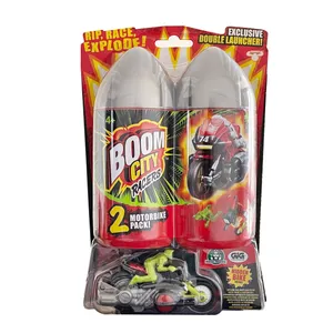 موتور بازی جیوچی پرزیوزی مدل Boom City Racers Motorcycle کد BMC06000 مجموعه 2 عددی