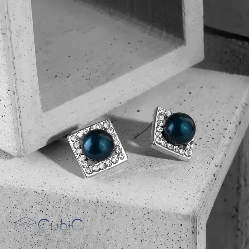 گوشواره زنانه کوبیک مدل QE-17961