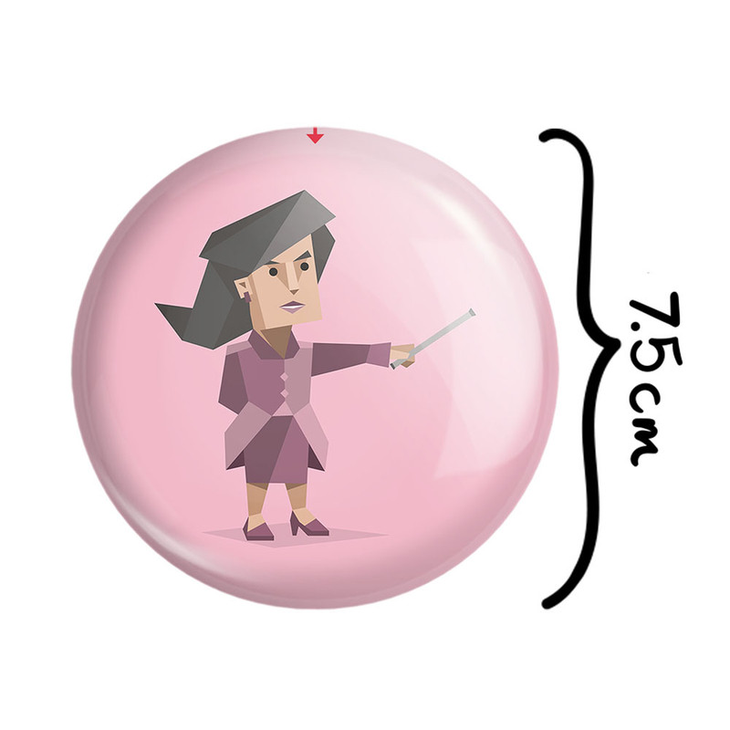 آینه جیبی خندالو مدل تایپ شخصیتی فرمانده ENTJ  کد 7703