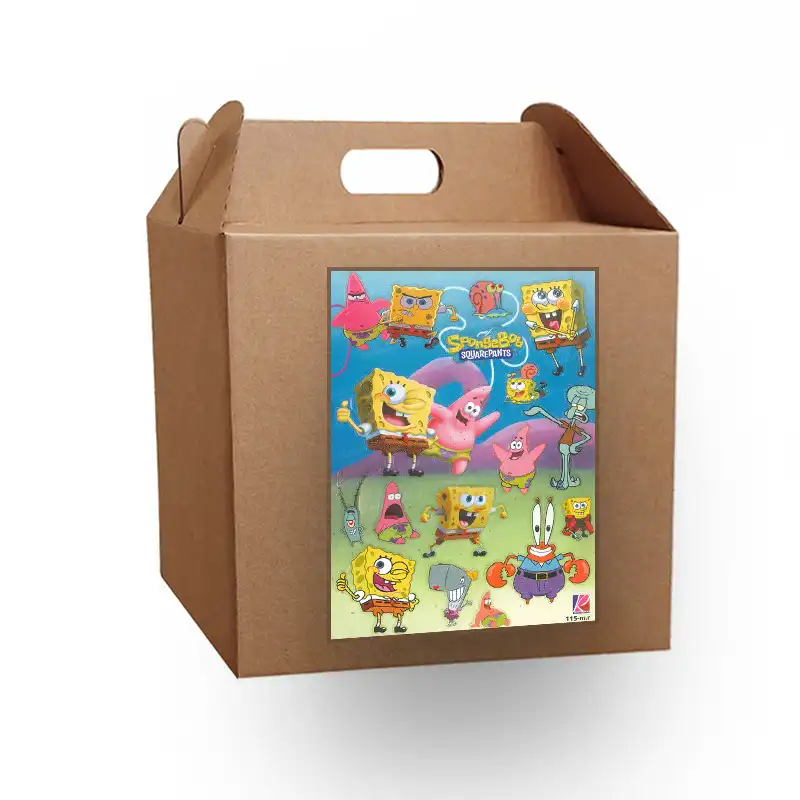 سرویس غذا خوری 4 پارچه کودک طرح باب اسفنجی کد bob4444