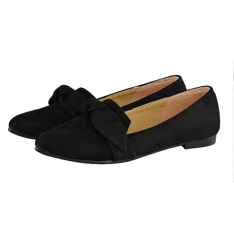 کفش زنانه مدل 159013002 پنجه باریک رنگ مشکی