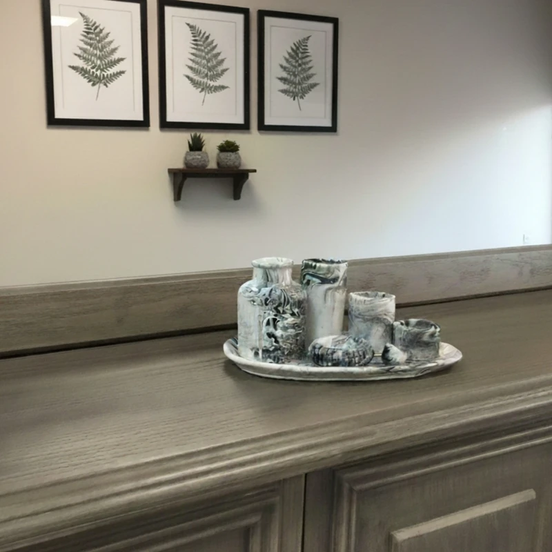 عکس شماره 4 : ست 7 تکه دکوری سنگی مدل 033