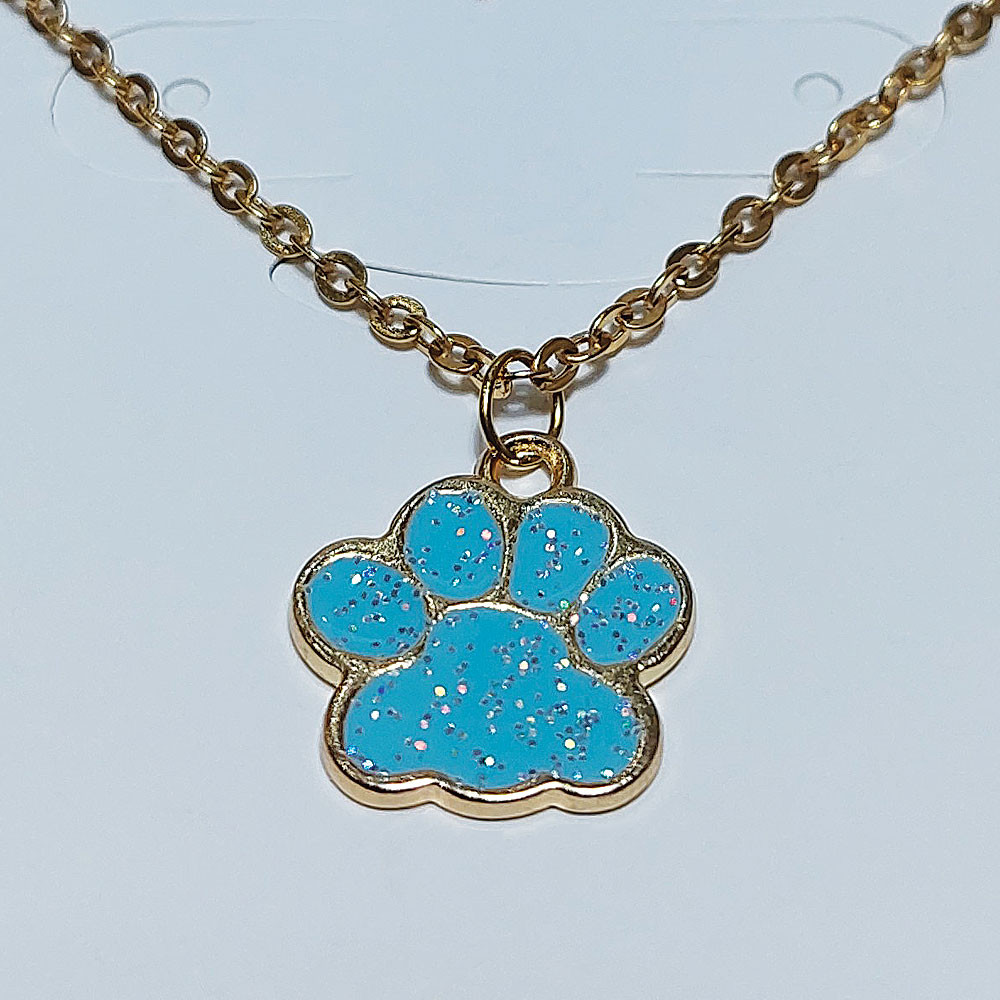 گردنبند دخترانه مدل پنجه سگ کد PS013 گردنبند دخترانه مدل پنجه سگ کد PS013