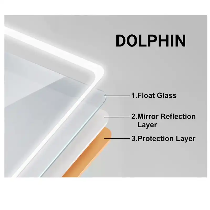 آینه سرویس بهداشتی دلفین مدل 1086