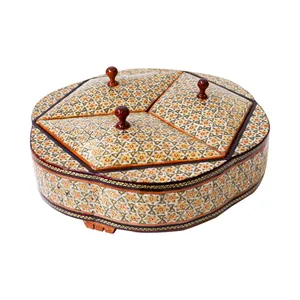 شکلات خوری خاتم کاری مدل 3 درب کد 21wire25p10