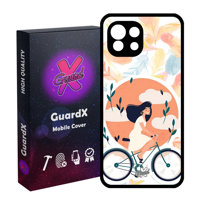 کاور گارد ایکس طرح Girl مدل Glass10340 مناسب برای گوشی موبایل شیائومی Mi 11 Lite