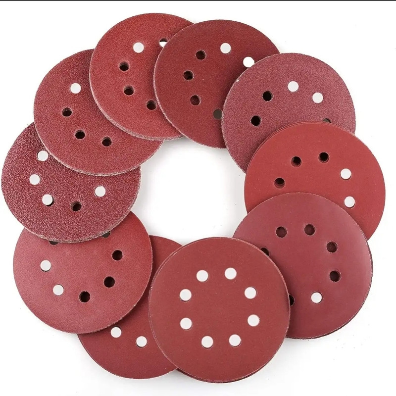 سنباده پشت کرکی مدل P150 _125mm مجموعه 10 عددی