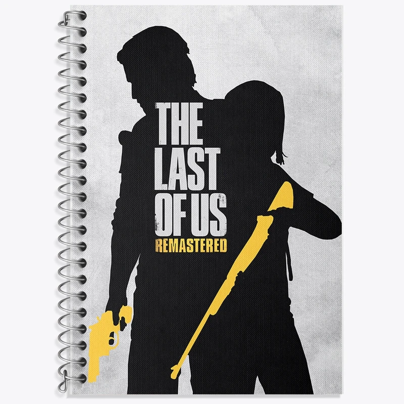 دفتر زبان 50 برگ خندالو مدل دو خط طرح لست آف آس (The Last Of Us) کد F1590