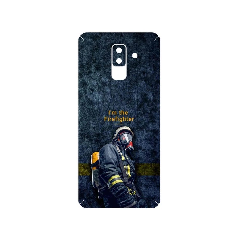 برچسب پوششی ماهوت مدل Firefighter مناسب برای گوشی موبایل سامسونگ Galaxy A6 Plus 2018