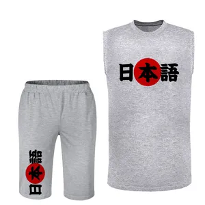 ست تاپ و شلوارک مردانه مدل  236 رتگ طوسی