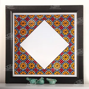 آینه ویترای‏  ‏‏رنگارنگ‏ طرح ‏گره چینی‏ مدل 1509800003
