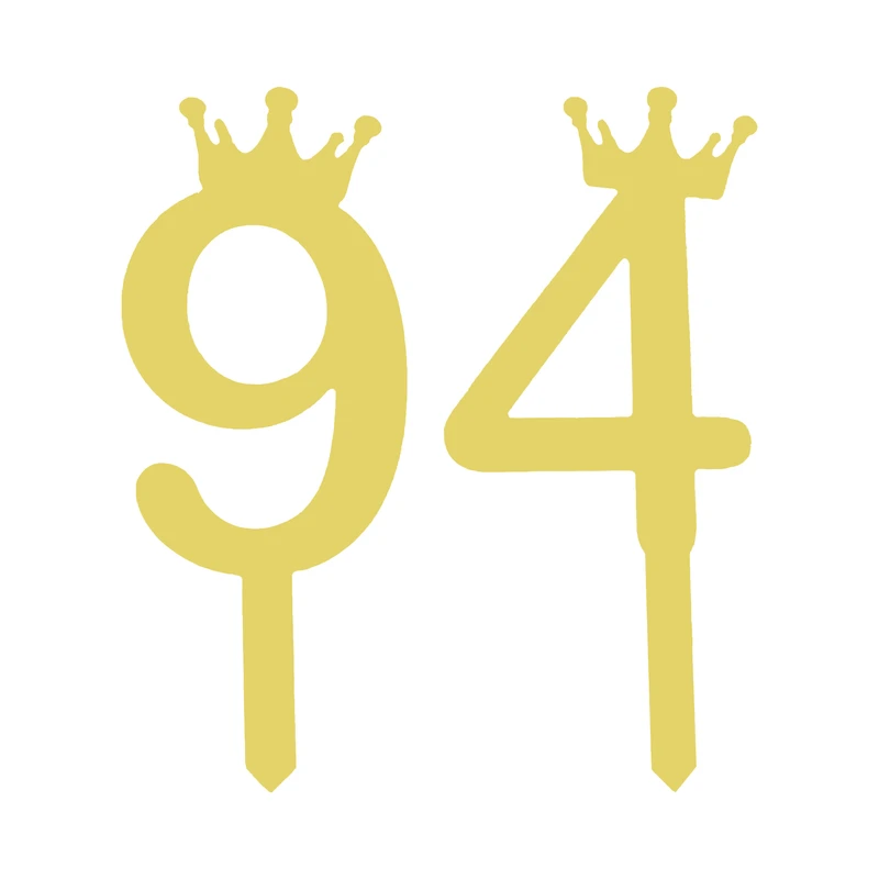 تاپر کیک هانستو مدل عدد 94 کد TPN94 مجموعه 2 عددی