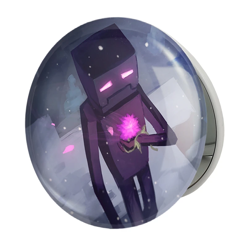 آینه جیبی خندالو طرح بازی ماینکرافت (Minecraft) مدل تاشو کد 36972